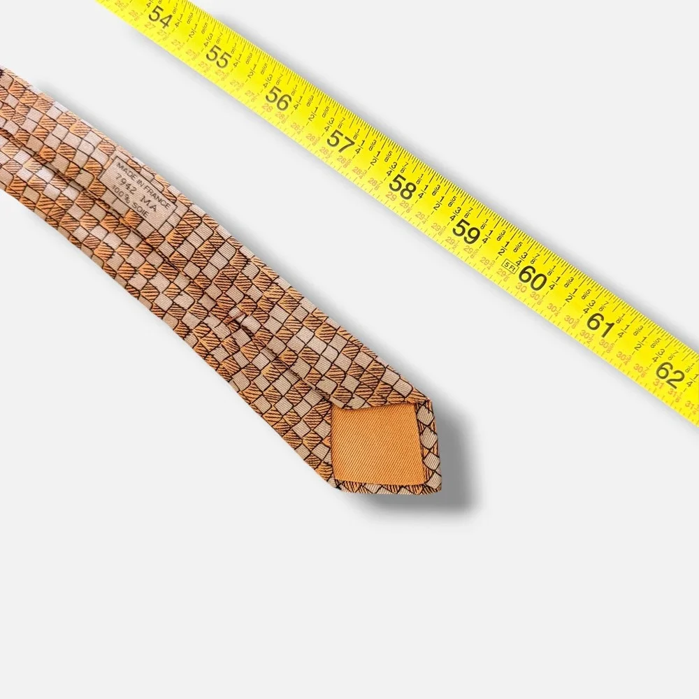 Hermes silk necktie